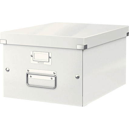 LEITZ Bote de rangement Click & Store WOW, A4, blanc