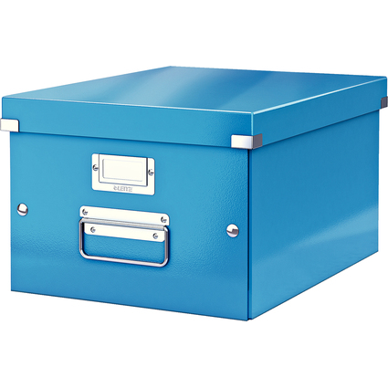 LEITZ Bote de rangement Click & Store WOW, A4, bleu