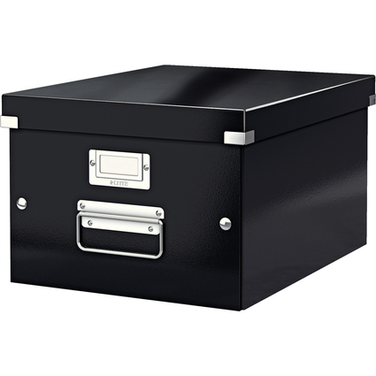 LEITZ Bote de rangement Click & Store WOW, A4, noir