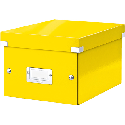 LEITZ Bote de rangement Click & Store WOW, A5, jaune
