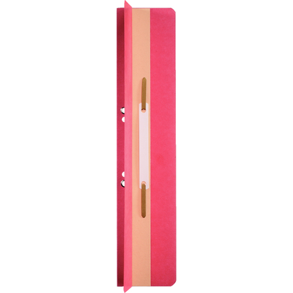 LEITZ Fixe-documents, 65 x 305 mm, carton manille, rouge