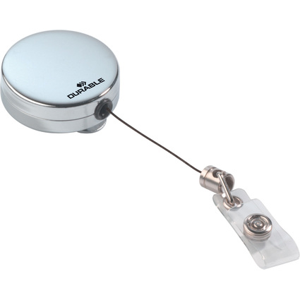 DURABLE Porte-badge chrom, argent-mtallique