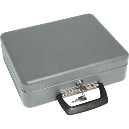 WEDO Coffret-caisse  monnaie standard, en tle acier, gris