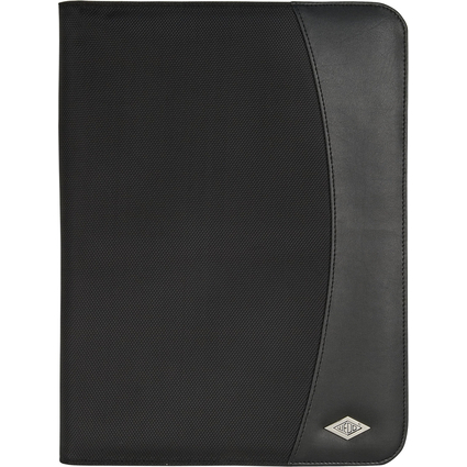 WEDO Confrencier Elegance, A4, similicuir/nylon, noir