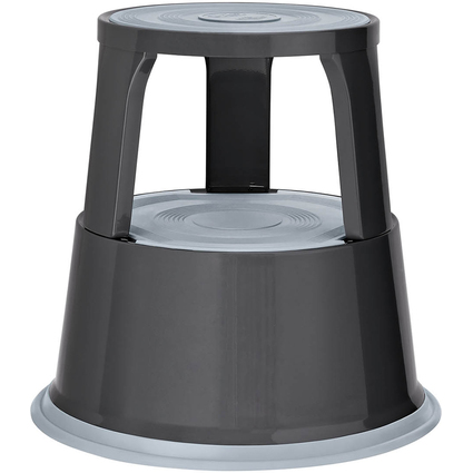 WEDO Tabouret marchepied, en mtal, RAL 7012, gris