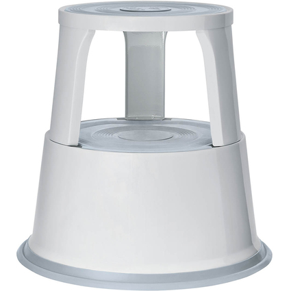 WEDO Tabouret marchepied, en mtal, RAL 7035, gris lumire