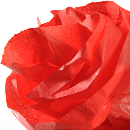 CANSON Papier de soie, 0,5 x 5,0 m, 20 g/m2, rouge vif