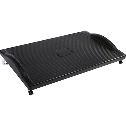 WEDO Repose-pieds Swing, ajustable en hauteur, noir