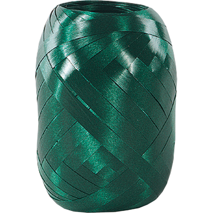 SUSY CARD Bolduc en pelote, lisse, 5 mm x 20 m, vert fonc