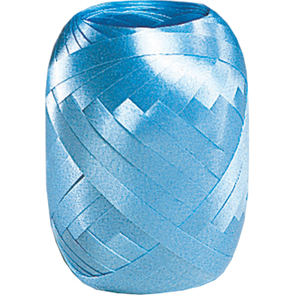 SUSY CARD Bolduc en pelote, lisse, 5 mm x 20 m, bleu clair