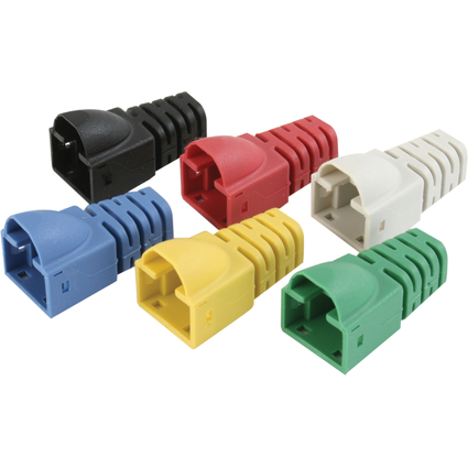Telegrtner manchon pour fiche mle RJ45, cat.6, jaune,