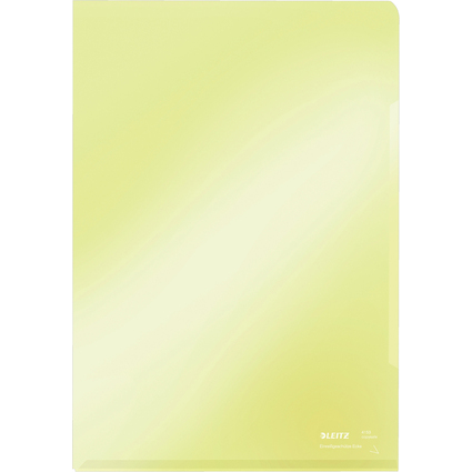 LEITZ Pochette Super Premium, A4, PVC, 0,15 mm, jaune