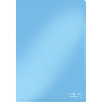 LEITZ Pochette Super Premium, A4, PVC, 0,15 mm, bleu