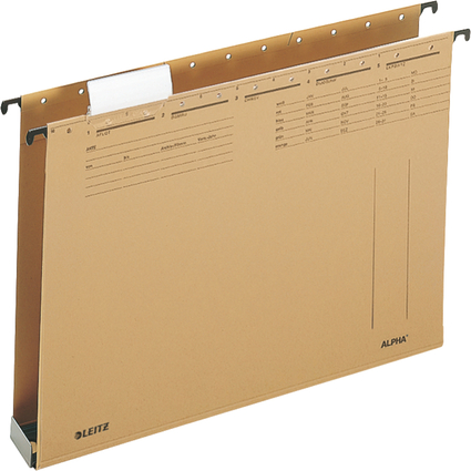 LEITZ Dossier suspendu ALPHA, format A4, largeur de fond: