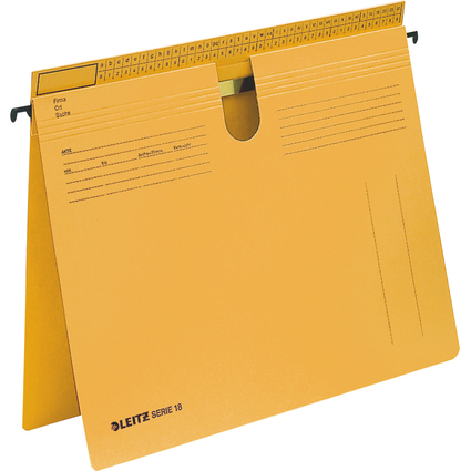 LEITZ dossiers suspendus SERIE 18, carton manille 250 g/m2,