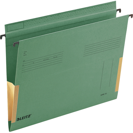 LEITZ dossiers suspendus SERIE 18, A4, avec soufflets, vert