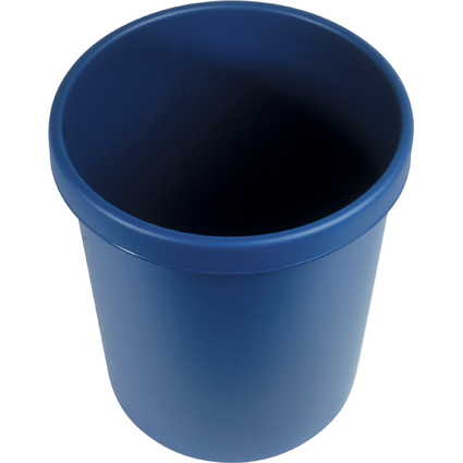 helit Corbeille  papier "the german", 30 litres, PE, bleu