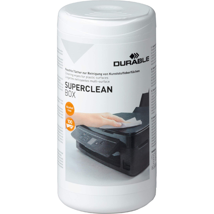 DURABLE Lingettes nettoyantes pour surface SUPERCLEAN BOX