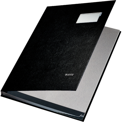 LEITZ parapheur, revtement en PP, 10 compartiments, noir