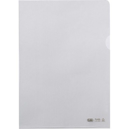 ELBA Pochette coin premium, A4, PVC, cristal