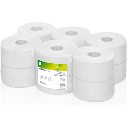 satino by wepa Papier toilette gros rouleau Comfort, 180 m