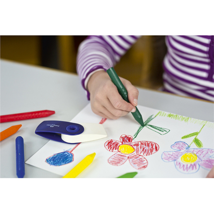 FABER-CASTELL Craies effacables JUMBO, tui carton de 12