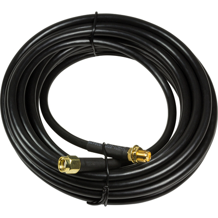 LogiLink Rallonge pour antenne intrieure WiFi, 5 m, noir