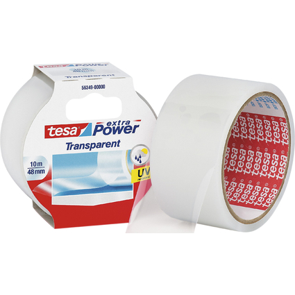 tesa Ruban toil extra Power, 48 mm x 10 m, transparent