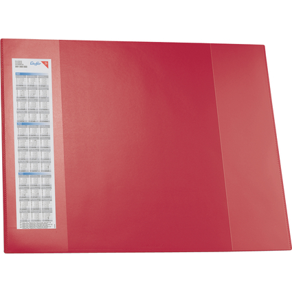 Lufer Sous-main DURELLA D2, 520 x 650 mm, rouge