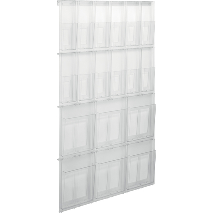 helit Porte-brochures mural "the placativ", transparent