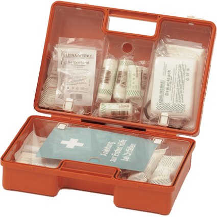 Leina valise de premiers secours SAN, contenu selon la DIN