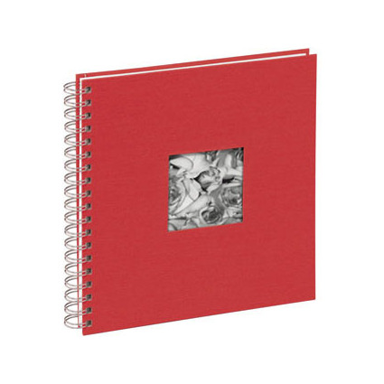 PAGNA Album photo  spirale "passepartout", rouge
