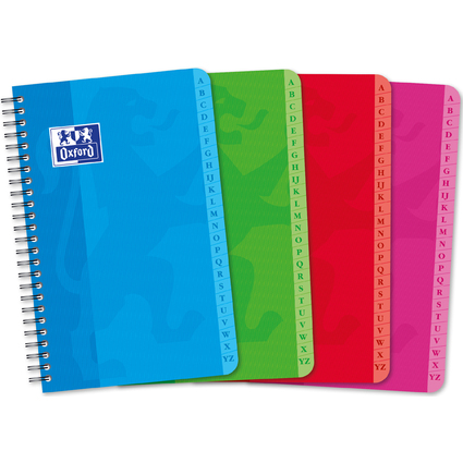 Oxford Carnet rpertoire, reliure intgrale, 90 x 140 mm