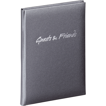 PAGNA Livre d'or "Guests & Friends", anthracite, 144 pages