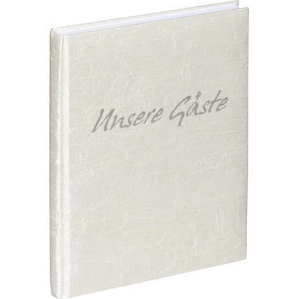 PAGNA Gstebuch, Motiv: "Tsarina", wei, 192 Seiten