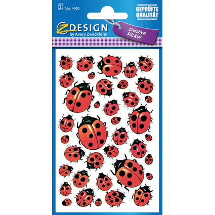 AVERY Zweckform ZDesign Sticker "coccinelle"