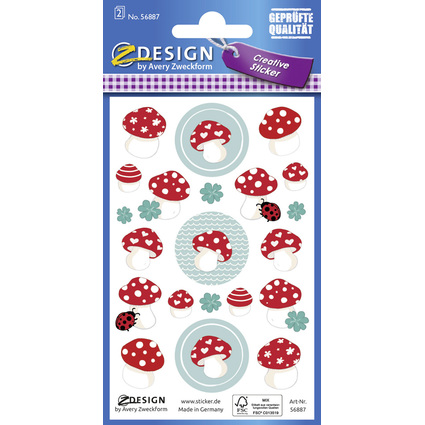 ZDesign CREATIVE Sticker "champignons"