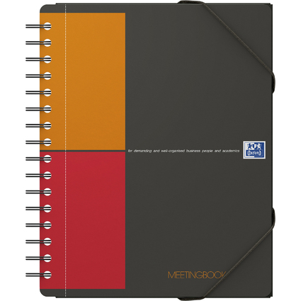 Oxford International Cahier "MEETINGBOOK", quadrill, A5+