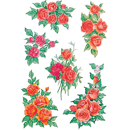 HERMA Sticker DECOR "Bouquets de roses"