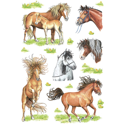 HERMA Sticker DECOR "Dessins de chevaux"