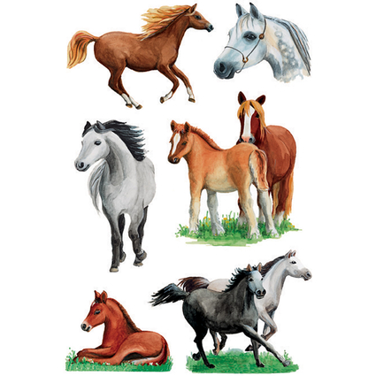 HERMA Sticker DECOR "Races de chevaux"