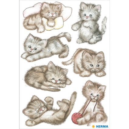 HERMA Autocollants DECOR "Drôle de chaton"