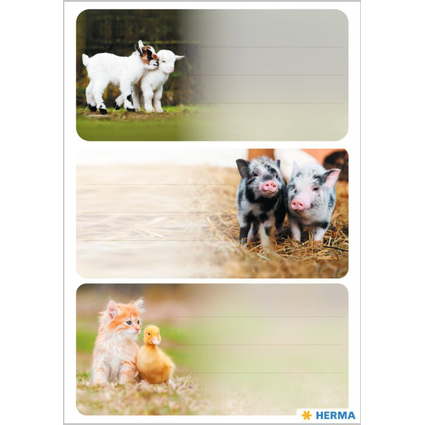 HERMA tiquette pour livre "Animaux de la ferme"