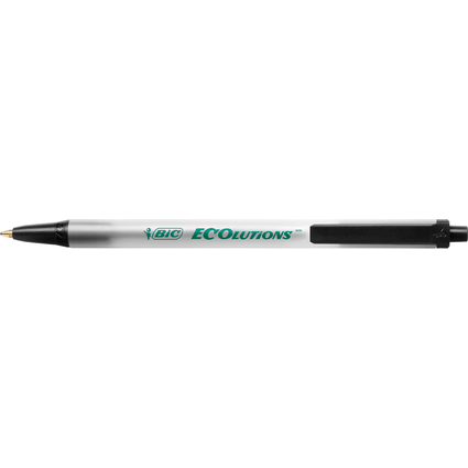 BIC Stylo  bille rtractable ECOlutions Clic Stic, noir