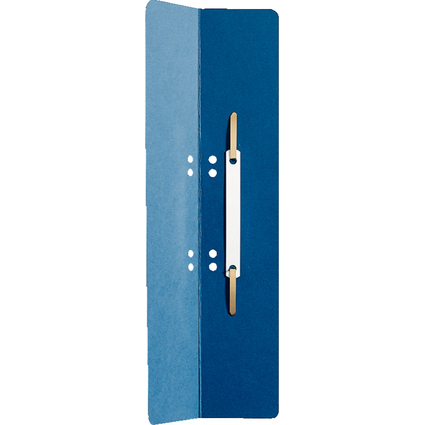 LEITZ Fixe-document, 60 x 305 mm, carton manille, bleu