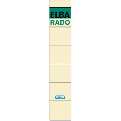 ELBA Etiquette pour dos de classeur "ELBA RADO" - chamois