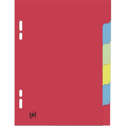 Oxford Intercalaires neutres, 170 x 220 mm, 6 touches