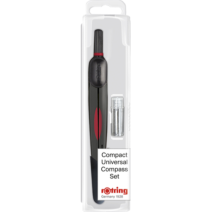 rotring Compas universel COMPACT, longueur: 130 mm,