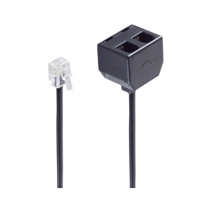 shiverpeaks BASIC-S Adaptateur Y pour combiné téléphonique