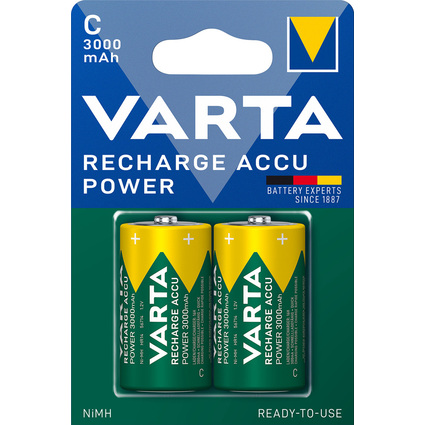 VARTA Pile NiMH "Rechargeable Accu", Baby (C/HR14)